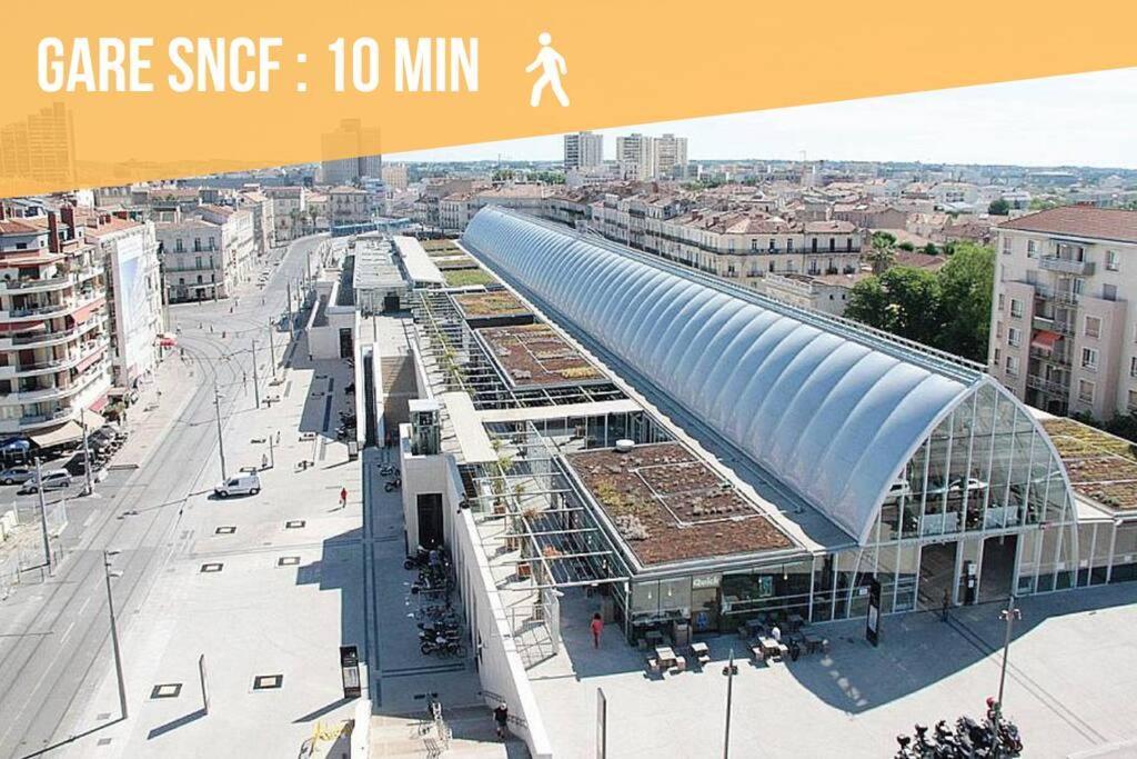 L'Ecucentre Avec Parking Inclu - 600M De La Place De La Comedie - Climatisation Montpellier Eksteriør bilde
