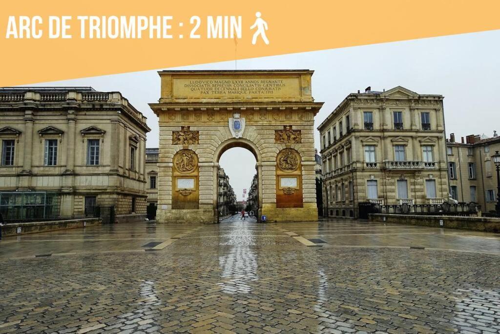 L'Ecucentre Avec Parking Inclu - 600M De La Place De La Comedie - Climatisation Montpellier Eksteriør bilde
